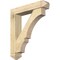 Ekena Millwork Balboa Arts and Crafts Rough Sawn Bracket w/ Offset Brace, Douglas Fir, 6"W x 28"D x 32"H BKT0604X28X32BOA03RDF - alternate 1